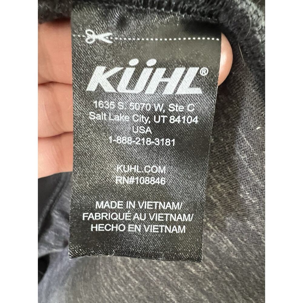 Kuhl Jacket Women Small Oversized Dark Heather Gray Sweater Outdoors Hiking Camp - Picture 12 of 15